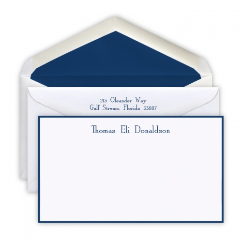 Monogram Letters Cowhide Card Holder Envelope Custom Name Gift Men