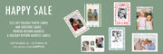 25% OFF HAPPY SALE  Style and personalize your own holiday card.
