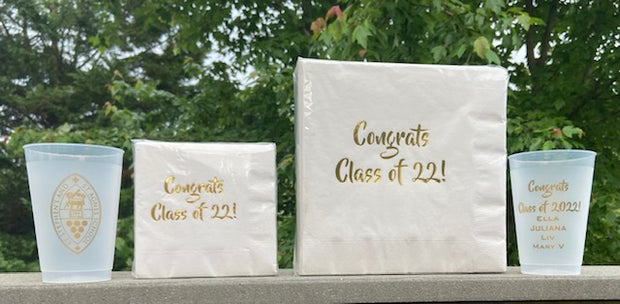 Graduation Personalized Cups and Napkins