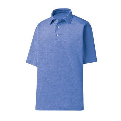 FootJoy® ProDry® Performance Lisle Space Dyed Periwinkle Blue Self Collar Shirt