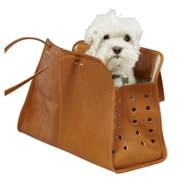 Leather Pampered Pet Carrier